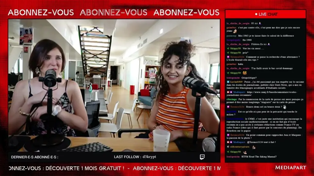 « Carnet d’alternance : une année à Mediapart » avec Margaux Houcine