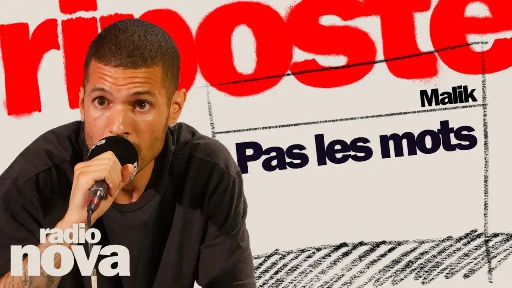 Pas les mots » – Live de Malik dans « La riposte